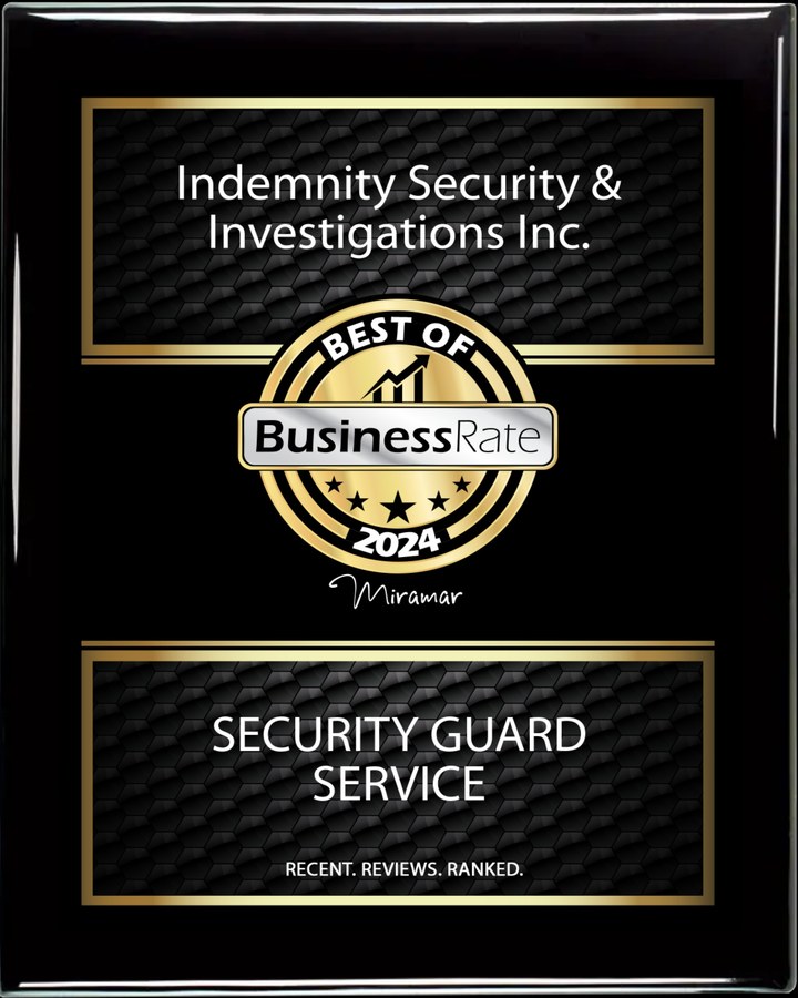 Best of BusinessRate 2024 — Security Guard Service, Miramar